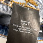 The Kooples  Lizy Jeans Black Leather Belt Loops High Rise BLU01 Wash Size 28 Photo 9