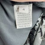 LELA ROSE Runway Blue Floral Embroidered A Line V Neck Mid Length Dress Sise 4 Photo 9