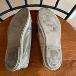 Tory Burch Seaside Glitter Espadrille Flats in Gold Size 5.5 or 36 Photo 5