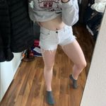 BDG White jean shorts Photo 1