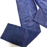 Anthropologie Anthro Pilcro & The Letterpress Slim Boyfriend Crop Blue Corduroy Pants 25 Photo 3