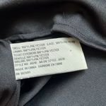 Tulle beautiful black crinkled pleat silky ruffle sleeve dress Photo 7