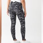 Lululemon  Wunder Under Pant High Rise Graf Black White Size‎ 4 Photo 1