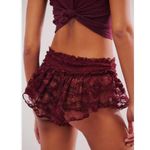 Free People Red House Party Micro Shortie Size Small Photo 0