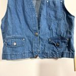 Vintage Original Russ Sport Company Denim Vest Blue Size L Photo 1