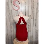 Sequin Hearts  red blouse size small Photo 4