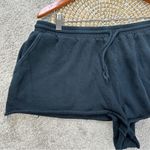 Thirdlove  Women’s Black Sweat Shorts Pull On Drawstring Loungewear in Black 3X Photo 1