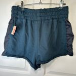 NWT Free People Movement Half Way There Shorts Distressed Hem New Navy M Blue Size M Photo 1