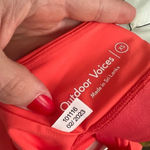 Outdoor Voices All-Time sports bra tank workout top lava coral racerback XS red Photo 3