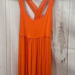 Calvin Klein Women’s 8 Orange Strappy Maxi Dress Photo 0