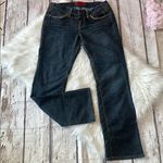 Fragile Dark Blue Straight Leg Jeans with Classic Denim Construction Photo 0