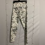 Black and White Animal Print Leggings Size M Photo 7