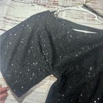 B Darlin B. Darlin Black Sequin Short Sleeve Party Dress, Size 3/4 Photo 2