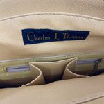 Aqua Green Vintage Charles L Thomas Yellow  Handbag Photo 4
