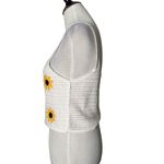 Altar'd State Crochet Crop Top Sunflower Pattern Size M Festival BOHO Soft Girl Photo 1