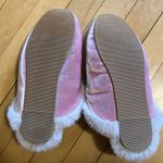 J.Crew  Pink Velour Fur Mule Slippers Photo 4