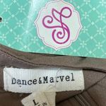 Dance & Marvel NEW Tan Beige Sleeveless Strappy Cami Tank Mini Bodycon Dress L Photo 2