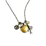 J.Crew golden long chain necklace with charm pendants Gold Photo 1