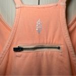 FREE PEOPLE Movement Hot Shot Mini Dress in Pastel Peach Size Large Orange Photo 6