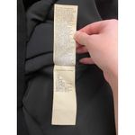 Armani Collezioni  Black Wool Peplum Knee Length Dress‎ Size 8 Photo 6