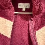 Madden Girl Fuchsia and Cream Fleece Jacket Photo 8