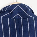 Ralph Lauren Polo  Women's Double Breasted Pinstripe Linen Blazer Size 12 Navy Photo 9