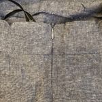 Lulus Lulu’s Sleeveless Chambray Crop Tank Top Shoulder Ties NWT Sz M Cotton Linen Photo 3