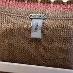 Anthropologie Bl^nk Square Neck Sweater Islet Sleeves Size Small Boho Preppy Photo 1