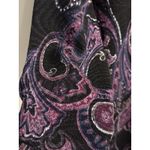 Catherines Anywear by  Keyhole Midi Dress Size 2X Shark Bite Hem‎ Purple Paisley Photo 5