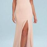 Lulus Song of Love Off the Shoulder Maxi Dress Pink (Medium) Photo 0