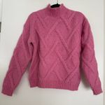 VICI  baby pink turtleneck sweater size small Photo 0