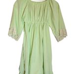 Vintage Grandma Cottagecore Coquette Light Green Nightie Sleep Dress Night Size M Photo 1