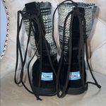 Toms  Black‎ Suede Boots with Blue Label Size 6.5 Photo 3