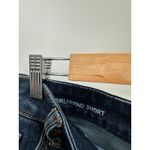 Lane Bryant Shorts Women 20 Blue Dark Wash Denim Girlfriend Cotton Blend Photo 4