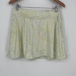 Adidas  Women's Printed Frill Golf Skirt White Green Yellow Athletic Size S Photo 1