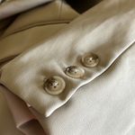 BLANK NYC NWT Faux Leather Blazer in Bare Essential MEDIUM Photo 9