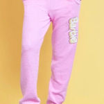 Barbie Graphic Beaded Joggers Pink Size L Photo 0
