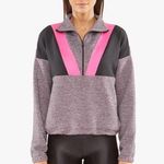 Koral Sphere Meli Anorak Colorblock Pullover Spacedye Hot Pink Purple Black sz M Photo 0