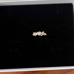 Ettika 
Statement Cubic Zirconia Cluster 18K Gold Plated Ring Photo 6