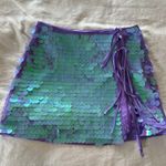 Anthropologie  Flat White Sequin Skirt  Photo 3