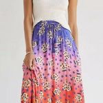 Farm Rio Anthropologie  Vibrance Maxi Skirt, Size XS Photo 0