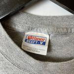 Vintage Y2K Omega Mu T Shirt Gray Small S Patch Tee 50/50 Top Short Sleeve Solid Photo 3