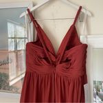 Azazie  Rowena Dress in Terracotta Photo 5