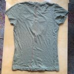 Sundry  Heart Graphic Tee Size XS 0 Olive Green Red 100% Pima Cotton Photo 3