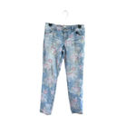 Juniors Grane Floral Ankle Jeans Size 5 Blue Pink Photo 2