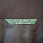 Laura Ashley Vintage Y2K Black Floral Embroidered Single Breasted Blazer Photo 4