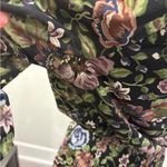 Tracy Whimsical Moody Cottagecore 90’s Black Floral Sheer Midi Dress S/M FLAW Size M Photo 11