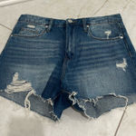BLANK NYC  Blue Denim The Barrow Vintage High Rise Jean Shorts Size 29 US Photo 0
