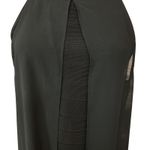 Venus  Women's Sleeveless Sheer Casual Trendy High Low Hem Dress Black Size 10 Photo 3