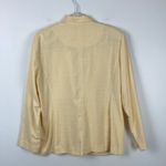Leslie Fay  Blazer Vintage Light Yellow Women’s Size 12 Petite Career Officewear Photo 7